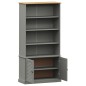 vidaXL Librería VIGO madera maciza de pino gris 85x35x170 cm vidaXL Librería VIGO madera maciza de pino gris 85x35x170 cm