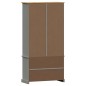 vidaXL Librería VIGO madera maciza de pino gris 85x35x170 cm vidaXL Librería VIGO madera maciza de pino gris 85x35x170 cm