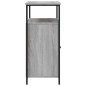 vidaXL Aparador de madera de ingeniería gris Sonoma 100x35x80 cm vidaXL Aparador de madera de ingeniería gris Sonoma 100x35x80 cm