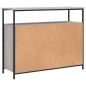 vidaXL Aparador de madera de ingeniería gris Sonoma 100x35x80 cm vidaXL Aparador de madera de ingeniería gris Sonoma 100x35x80 cm