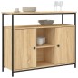 vidaXL Aparador de madera de ingeniería roble Sonoma 100x35x80 cm vidaXL Aparador de madera de ingeniería roble Sonoma 100x35x80 cm