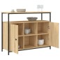 vidaXL Aparador de madera de ingeniería roble Sonoma 100x35x80 cm vidaXL Aparador de madera de ingeniería roble Sonoma 100x35x80 cm