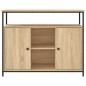 vidaXL Aparador de madera de ingeniería roble Sonoma 100x35x80 cm vidaXL Aparador de madera de ingeniería roble Sonoma 100x35x80 cm
