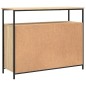 vidaXL Aparador de madera de ingeniería roble Sonoma 100x35x80 cm vidaXL Aparador de madera de ingeniería roble Sonoma 100x35x80 cm