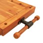 vidaXL Tablero banco de trabajo con tornillo banco madera 52x44x9,5 cm vidaXL Tablero banco de trabajo con tornillo banco madera 52x44x9,5 cm