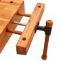 vidaXL Tablero banco de trabajo con tornillo banco madera 52x44x9,5 cm vidaXL Tablero banco de trabajo con tornillo banco madera 52x44x9,5 cm