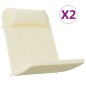 vidaXL Cojines para silla Adirondack 2 uds tela Oxford color crema vidaXL Cojines para silla Adirondack 2 uds tela Oxford color crema