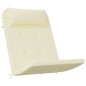 vidaXL Cojines para silla Adirondack 2 uds tela Oxford color crema vidaXL Cojines para silla Adirondack 2 uds tela Oxford color crema