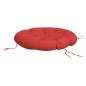 vidaXL Cojín redondo tela Oxford rojo Ø 100x11 cm vidaXL Cojín redondo tela Oxford rojo Ø 100x11 cm