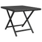 vidaXL Mesa plegable ratán sintético negro 45x35x32 cm vidaXL Mesa plegable ratán sintético negro 45x35x32 cm