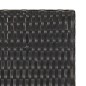 vidaXL Mesa plegable ratán sintético negro 45x35x32 cm vidaXL Mesa plegable ratán sintético negro 45x35x32 cm