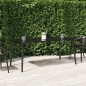 vidaXL Mesa de jardín acero gris antracita 165x80x71 cm vidaXL Mesa de jardín acero gris antracita 165x80x71 cm