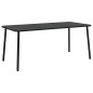 vidaXL Mesa de jardín acero gris antracita 165x80x71 cm vidaXL Mesa de jardín acero gris antracita 165x80x71 cm