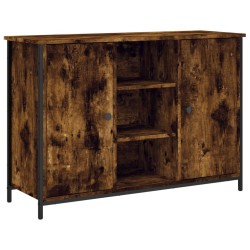 vidaXL Aparador madera de ingeniería roble ahumado 100x35x70 cm
