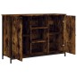 vidaXL Aparador madera de ingeniería roble ahumado 100x35x70 cm vidaXL Aparador madera de ingeniería roble ahumado 100x35x70 cm