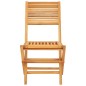 vidaXL Sillas de jardín plegables 2 uds madera maciza teca 47x62x90cm vidaXL Sillas de jardín plegables 2 uds madera maciza teca 47x62x90cm