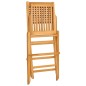 vidaXL Sillas de jardín plegables 2 uds madera maciza teca 47x62x90cm vidaXL Sillas de jardín plegables 2 uds madera maciza teca 47x62x90cm