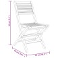 vidaXL Sillas de jardín plegables 2 uds madera maciza teca 47x62x90cm vidaXL Sillas de jardín plegables 2 uds madera maciza teca 47x62x90cm