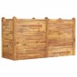 vidaXL Jardinera arriate madera maciza acacia 160x60x84 cm