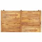 vidaXL Jardinera arriate madera maciza acacia 160x60x84 cm