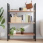 vidaXL Estante de pared madera roble tratada marrón claro 100x40x2 cm vidaXL Estante de pared madera roble tratada marrón claro 100x40x2 cm