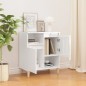 vidaXL Aparador de madera contrachapada blanco brillante 60x35x70 cm vidaXL Aparador de madera contrachapada blanco brillante 60x35x70 cm