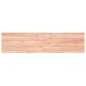 vidaXL Estante pared madera roble tratada marrón claro 160x40x(2-4) cm vidaXL Estante pared madera roble tratada marrón claro 160x40x(2-4) cm