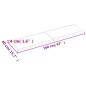 vidaXL Estante pared madera roble tratada marrón claro 160x40x(2-4) cm vidaXL Estante pared madera roble tratada marrón claro 160x40x(2-4) cm