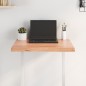 vidaXL Tablero mesa madera tratada borde natural marrón 60x40x(2-4) cm vidaXL Tablero mesa madera tratada borde natural marrón 60x40x(2-4) cm