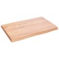 vidaXL Tablero mesa madera tratada borde natural marrón 60x40x(2-4) cm vidaXL Tablero mesa madera tratada borde natural marrón 60x40x(2-4) cm