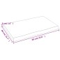 vidaXL Tablero mesa madera tratada borde natural marrón 60x40x(2-4) cm vidaXL Tablero mesa madera tratada borde natural marrón 60x40x(2-4) cm