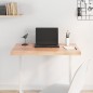 vidaXL Tablero mesa madera tratada borde natural marrón 80x40x(2-4) cm vidaXL Tablero mesa madera tratada borde natural marrón 80x40x(2-4) cm