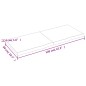 vidaXL Tablero mesa madera tratada borde natural marrón 120x50x(2-4)cm vidaXL Tablero mesa madera tratada borde natural marrón 120x50x(2-4)cm