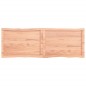 vidaXL Tablero mesa madera tratada borde natural marrón 140x50x(2-4)cm vidaXL Tablero mesa madera tratada borde natural marrón 140x50x(2-4)cm