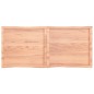 vidaXL Tablero mesa madera tratada borde natural marrón 140x60x(2-4)cm vidaXL Tablero mesa madera tratada borde natural marrón 140x60x(2-4)cm