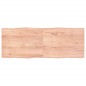 vidaXL Tablero mesa madera tratada borde natural marrón 160x60x(2-4)cm vidaXL Tablero mesa madera tratada borde natural marrón 160x60x(2-4)cm