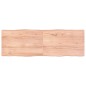 vidaXL Tablero mesa madera tratada borde natural marrón 180x60x(2-6)cm vidaXL Tablero mesa madera tratada borde natural marrón 180x60x(2-6)cm