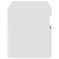 vidaXL Mueble de TV con luces LED blanco 75x35x40 cm