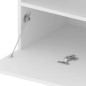 vidaXL Mueble de TV con luces LED blanco 75x35x40 cm