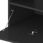 vidaXL Mueble de TV con luces LED negro 75x35x40 cm vidaXL Mueble de TV con luces LED negro 75x35x40 cm