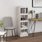 vidaXL Estantería/divisor de espacios pino macizo blanco 40x30x135,5cm vidaXL Estantería/divisor de espacios pino macizo blanco 40x30x135,5cm