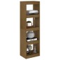 vidaXL Estantería/divisor de espacios pino macizo miel 40x30x135,5cm vidaXL Estantería/divisor de espacios pino macizo miel 40x30x135,5cm