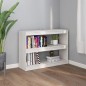 vidaXL Estantería/divisor de espacios madera pino blanco 100x30x71,5 cm vidaXL Estantería/divisor de espacios madera pino blanco 100x30x71,5 cm