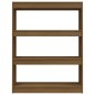 vidaXL Estantería divisor de espacios pino marrón miel 100x30x103 cm vidaXL Estantería divisor de espacios pino marrón miel 100x30x103 cm