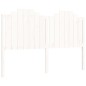 vidaXL Estructura de cama con cabecero madera maciza blanco 160x200 cm vidaXL Estructura de cama con cabecero madera maciza blanco 160x200 cm
