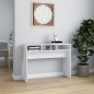 vidaXL Mesa consola madera de ingeniería blanco 105x30x80 cm vidaXL Mesa consola madera de ingeniería blanco 105x30x80 cm