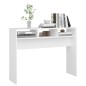 vidaXL Mesa consola madera de ingeniería blanco 105x30x80 cm vidaXL Mesa consola madera de ingeniería blanco 105x30x80 cm