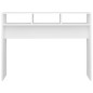 vidaXL Mesa consola madera de ingeniería blanco 105x30x80 cm vidaXL Mesa consola madera de ingeniería blanco 105x30x80 cm