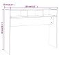 vidaXL Mesa consola madera de ingeniería blanco 105x30x80 cm vidaXL Mesa consola madera de ingeniería blanco 105x30x80 cm