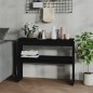 vidaXL Mesa consola madera contrachapada negro 102x30x80 cm vidaXL Mesa consola madera contrachapada negro 102x30x80 cm